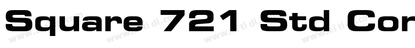 Square 721 Std Condensed字体转换